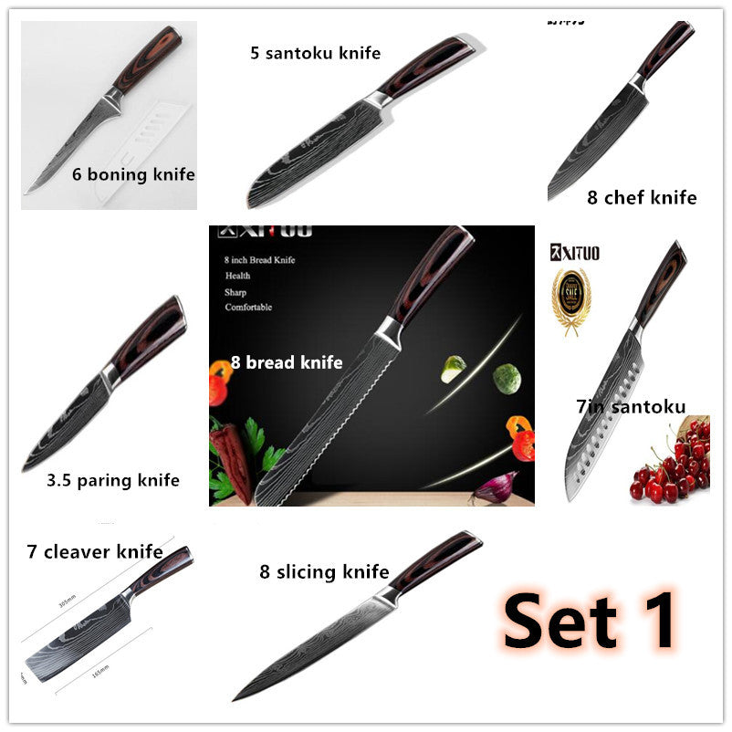 Carpenter's Special Set 6-piece Set 8-piece Set Knife Chef Knife Kitchen Knife Cooking