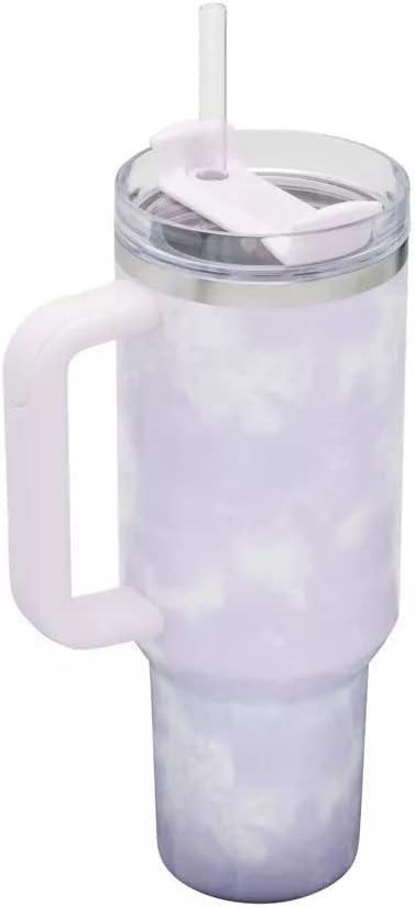 The Quencher H2O Flowstate Tumbler 40oz Stainless Steel - Wisteria Tie Dye