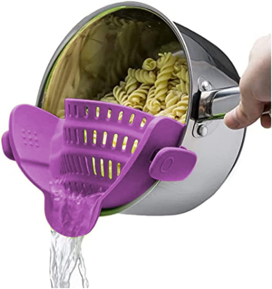 Kitchen Gizmo Snap N Strain Pot Strainer and Pasta Strainer