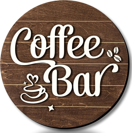 Coffee Bar Sign Wall Decor - Coffee Signs for Coffee